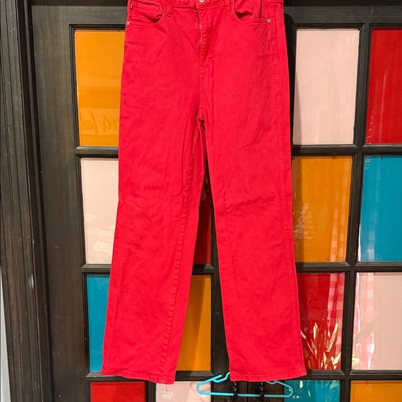 POL Patchwork Wide Leg Pants in Cream and Tan - Picture 6 of 9